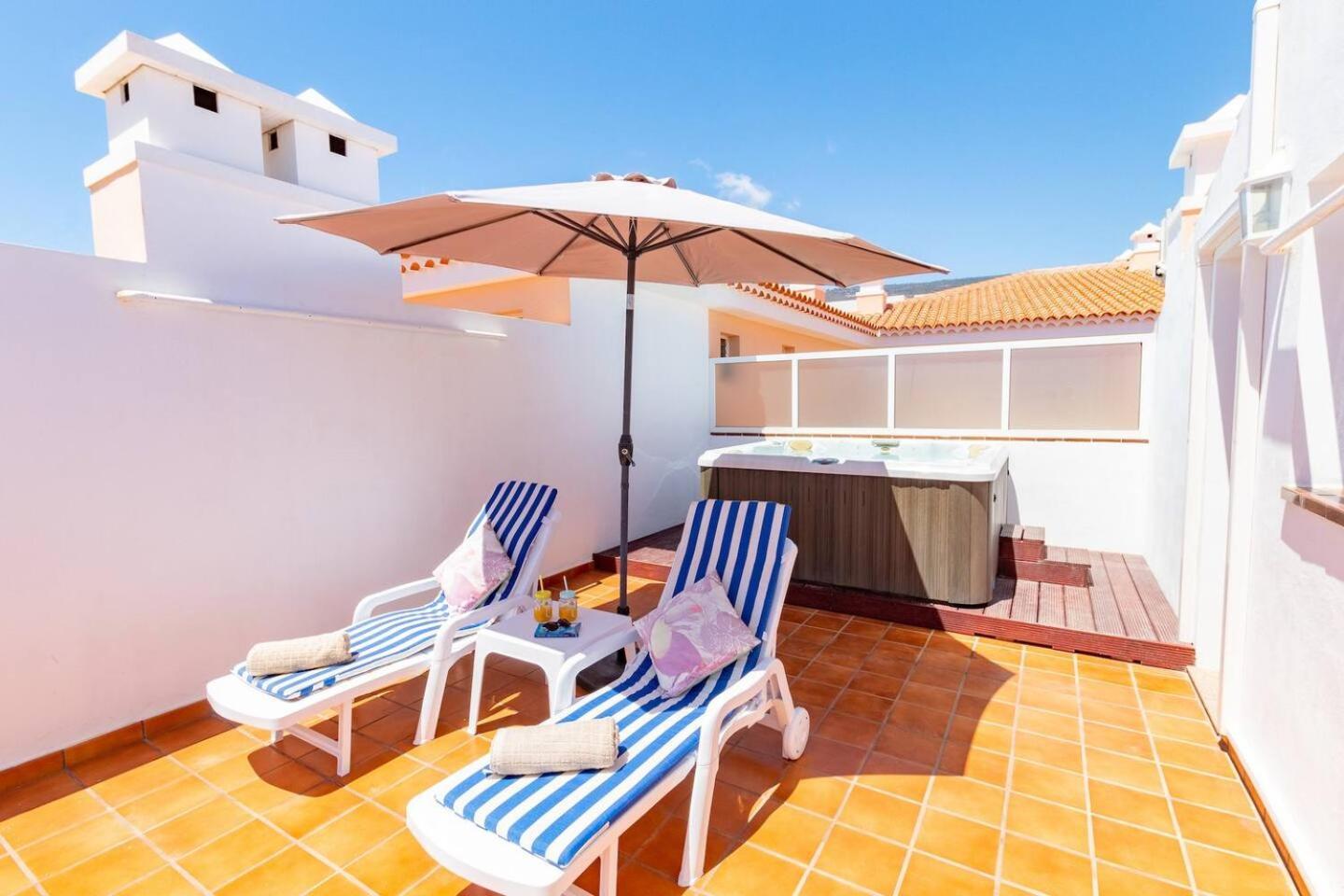 Penthouse Apt With Jacuzzi By Dream Homes Tenerife Puerto de Santiago  Ngoại thất bức ảnh
