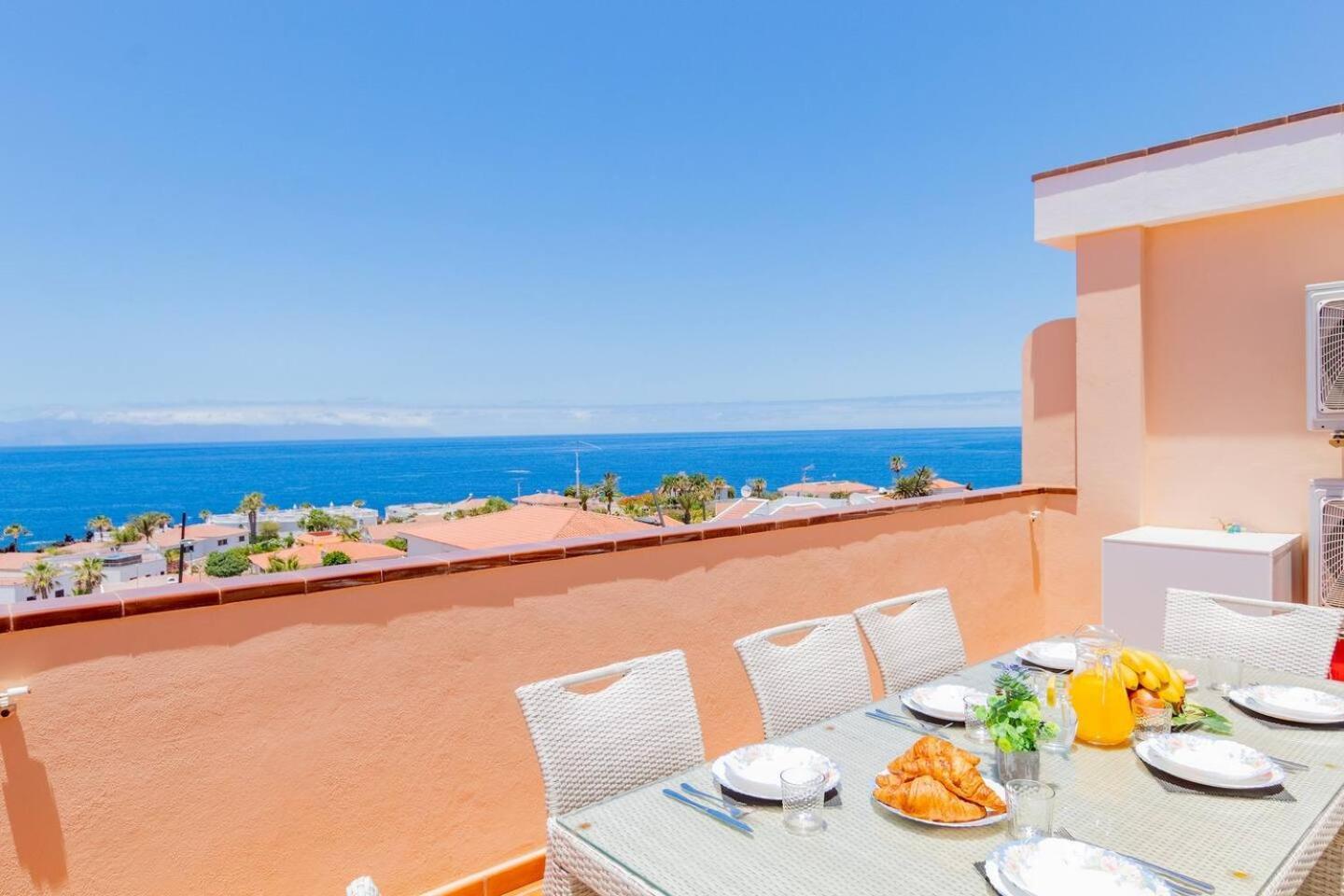 Penthouse Apt With Jacuzzi By Dream Homes Tenerife Puerto de Santiago  Ngoại thất bức ảnh