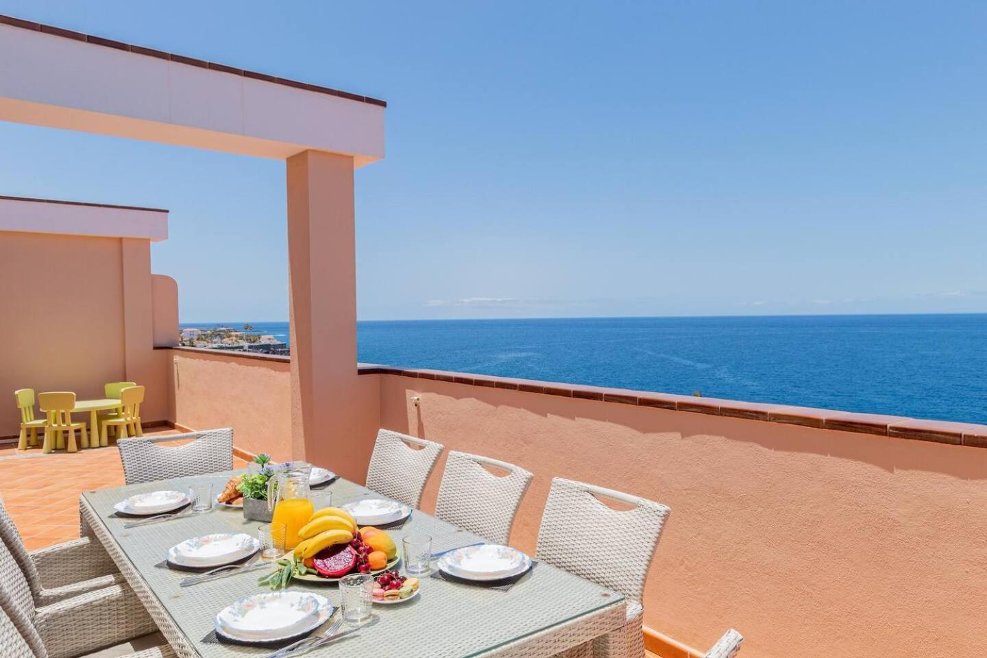 Penthouse Apt With Jacuzzi By Dream Homes Tenerife Puerto de Santiago  Ngoại thất bức ảnh