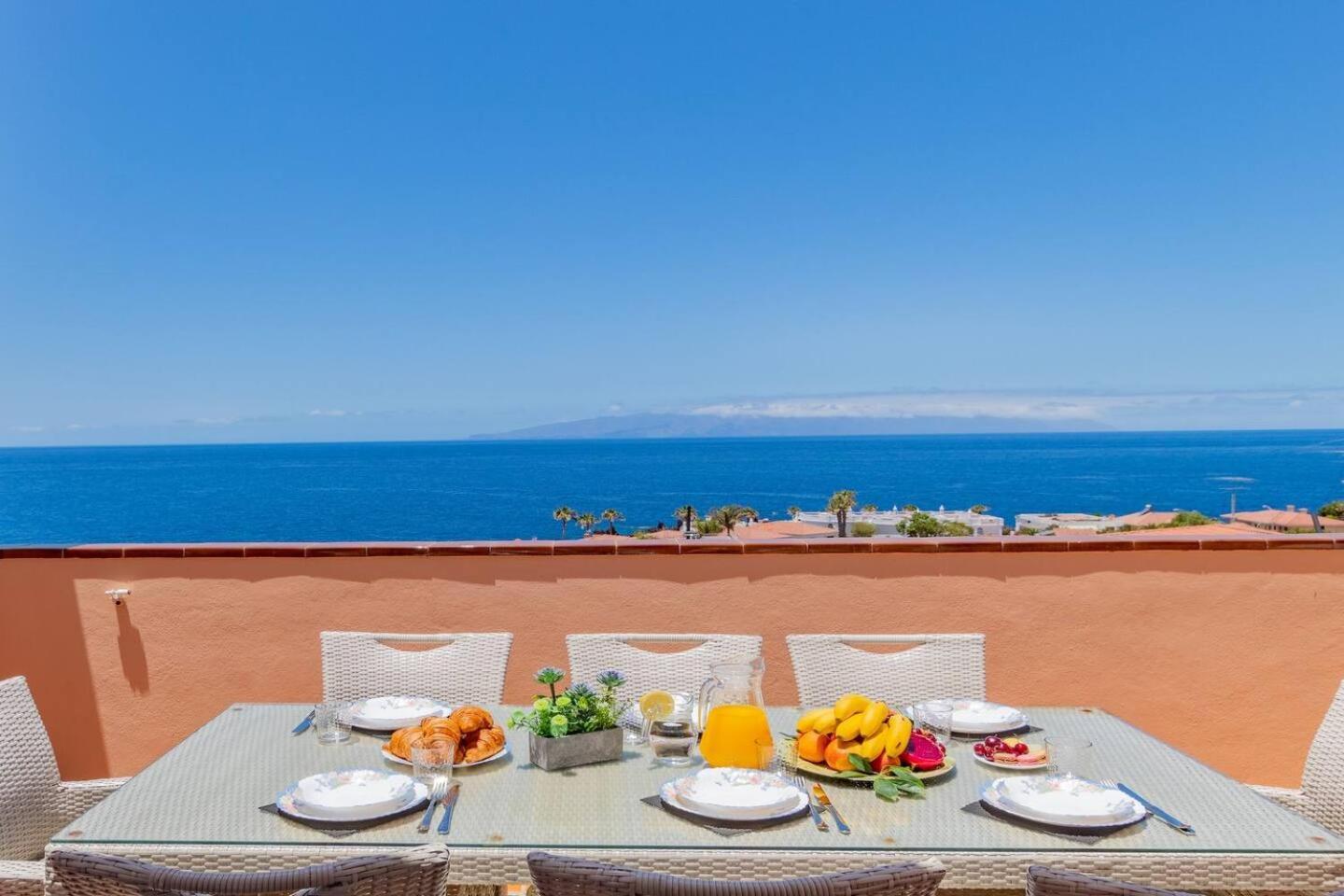 Penthouse Apt With Jacuzzi By Dream Homes Tenerife Puerto de Santiago  Ngoại thất bức ảnh