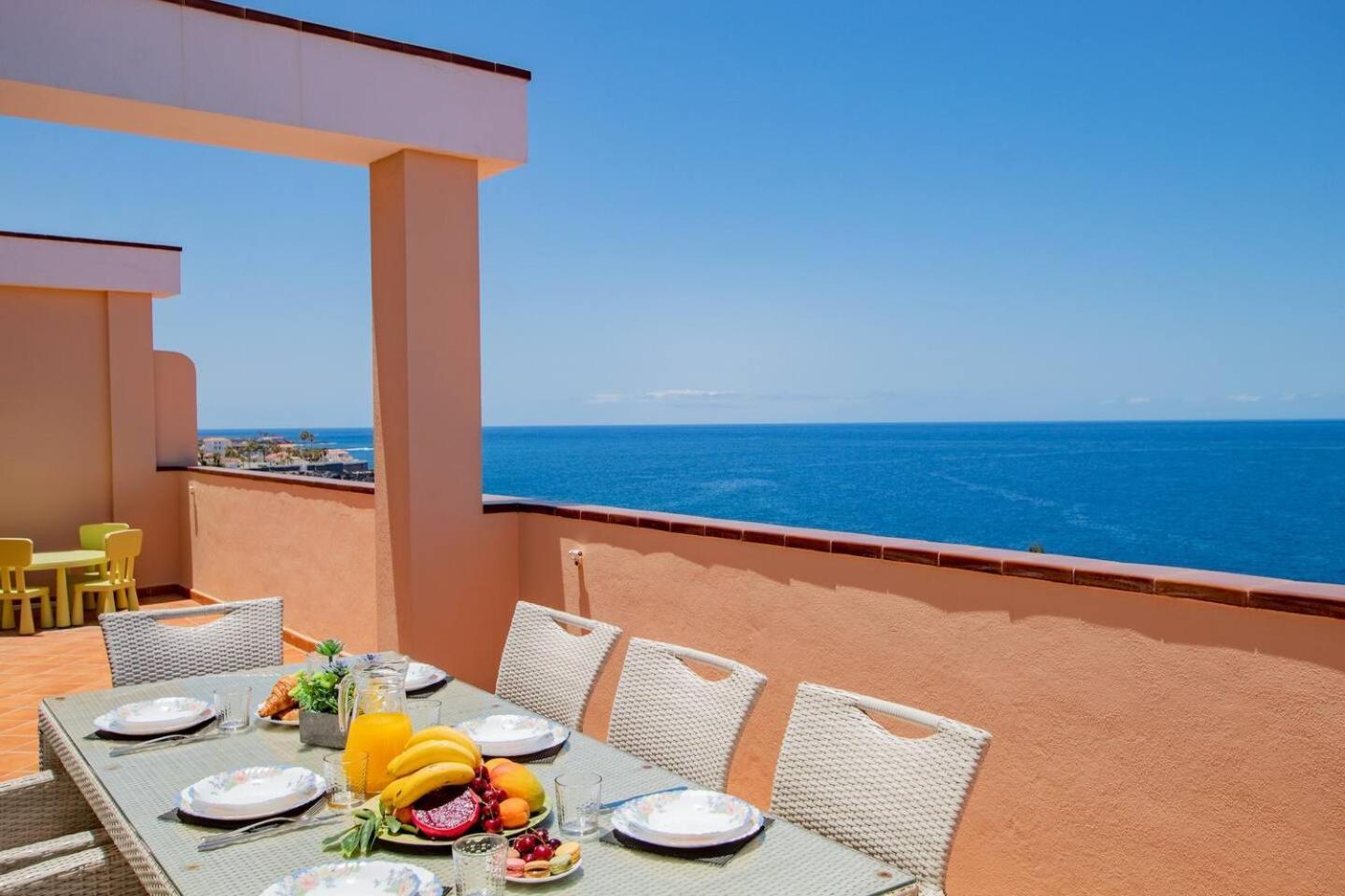 Penthouse Apt With Jacuzzi By Dream Homes Tenerife Puerto de Santiago  Ngoại thất bức ảnh