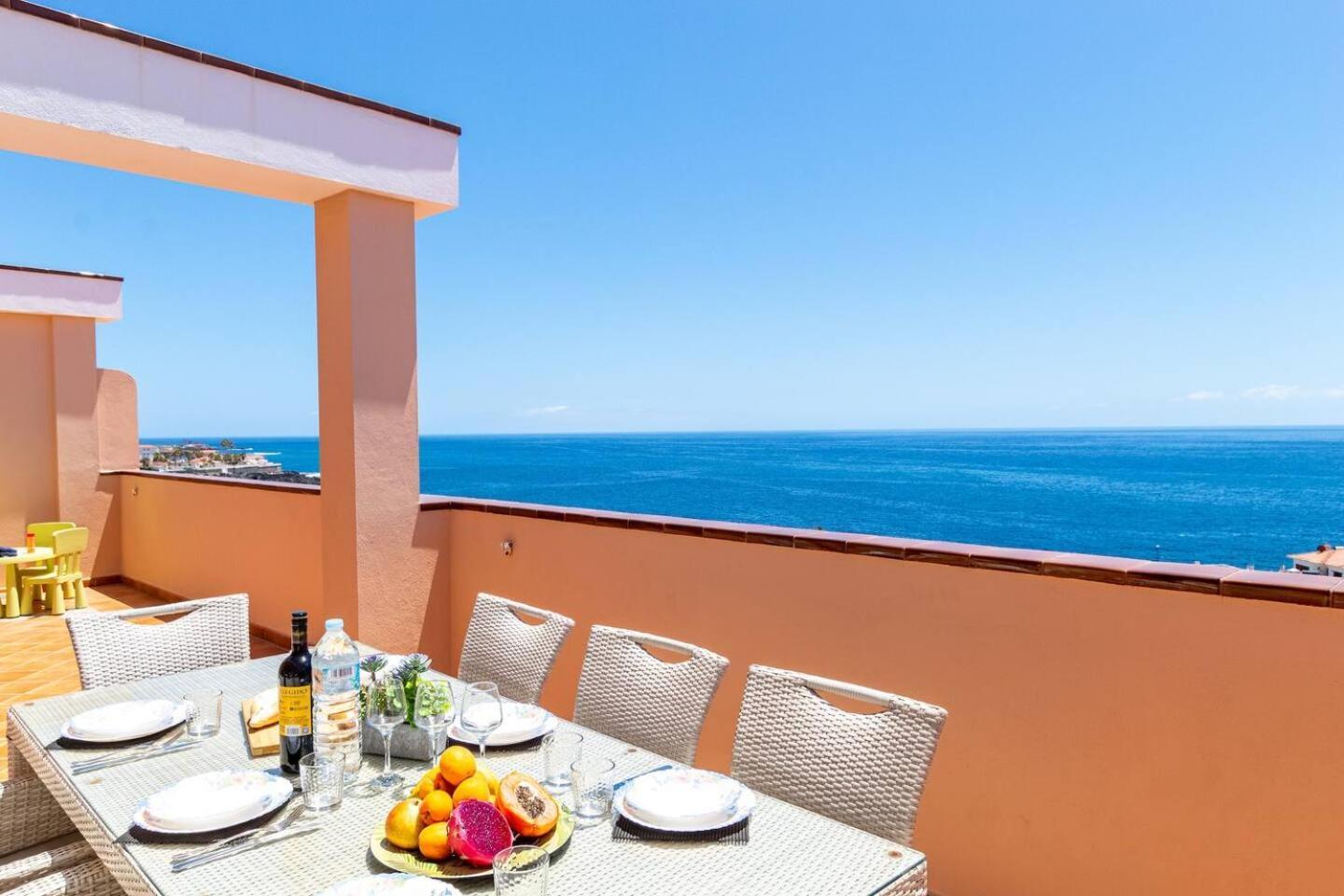 Penthouse Apt With Jacuzzi By Dream Homes Tenerife Puerto de Santiago  Ngoại thất bức ảnh