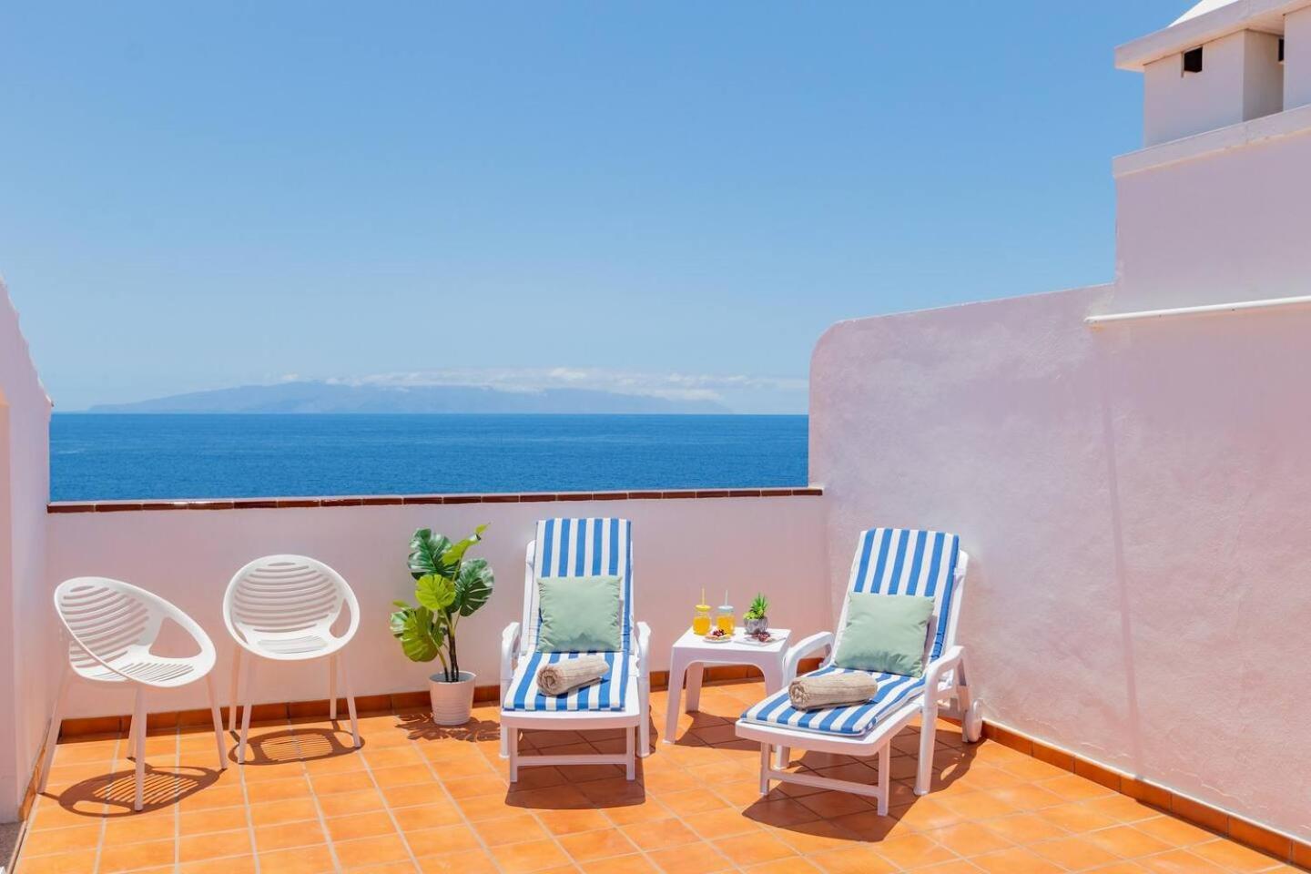 Penthouse Apt With Jacuzzi By Dream Homes Tenerife Puerto de Santiago  Ngoại thất bức ảnh