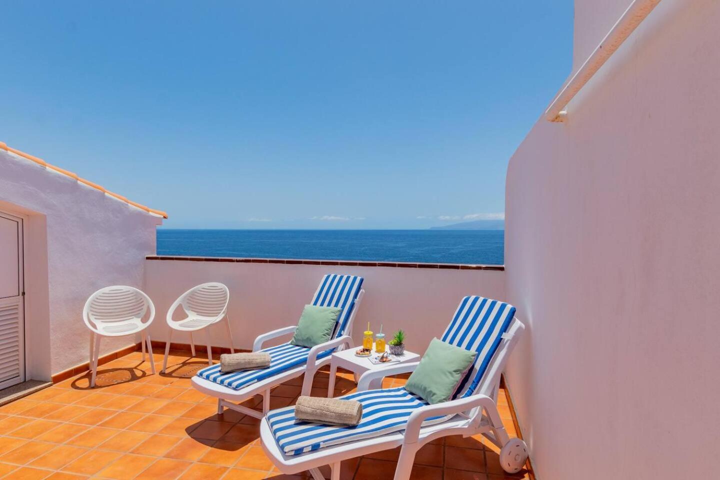 Penthouse Apt With Jacuzzi By Dream Homes Tenerife Puerto de Santiago  Ngoại thất bức ảnh